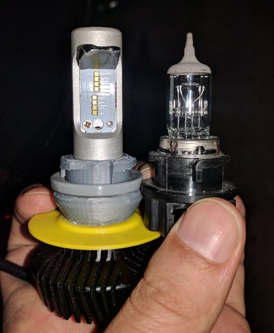 Current LED bulb vs Halogen HS5