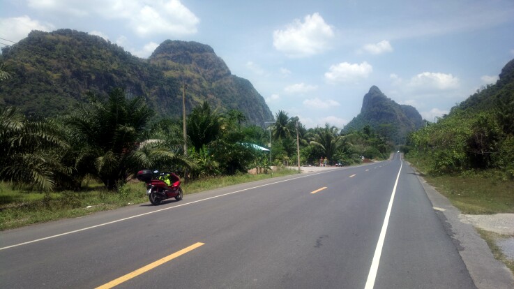On the way through Phang Nga province...