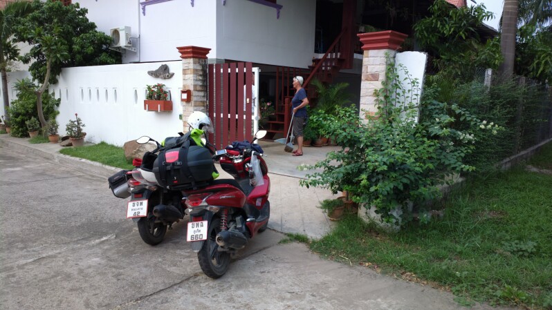 YES! We arrived at Nong Khai, the northernmost point of the trip.