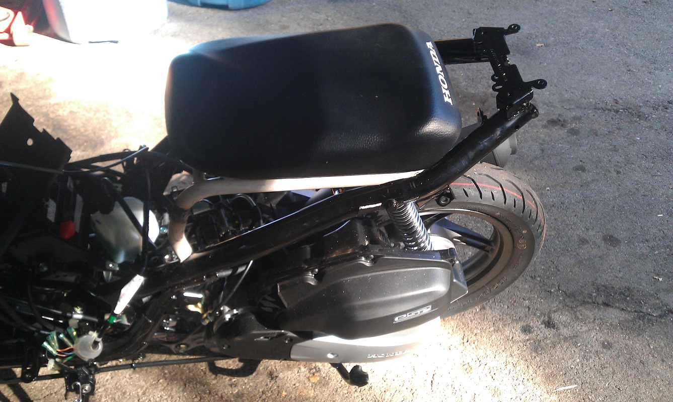 Mock up of the Ruckus seat.