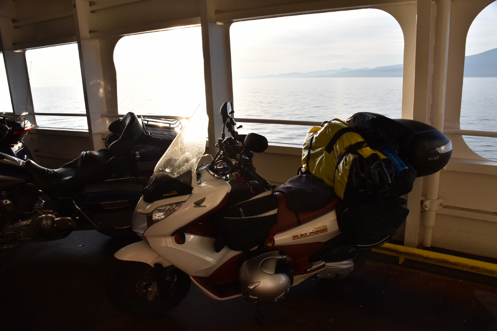 Parked on the BC Ferry on the way home.
