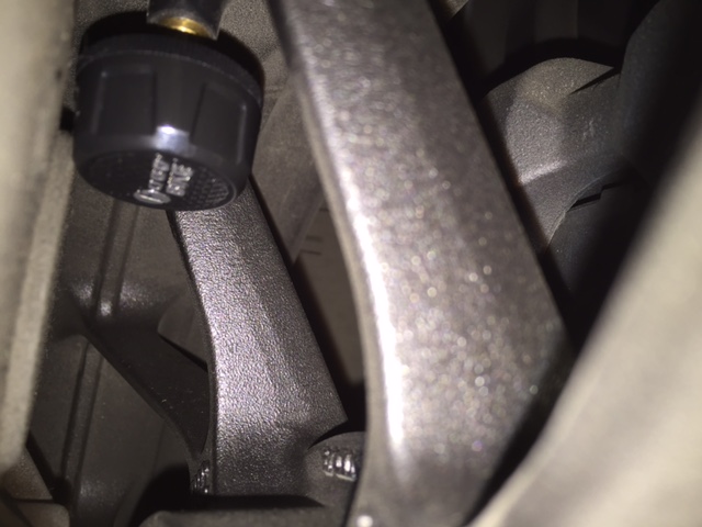 FOBO sensor clearance on Honda Forza rear tire