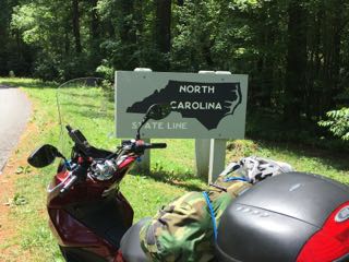 NC State Line on the BRP