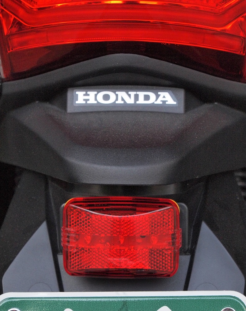 Installed LED in original rear reflector location