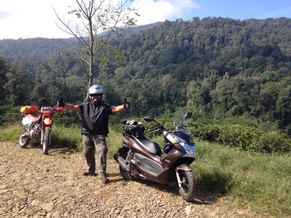 At the Citalahab Tea Plantation