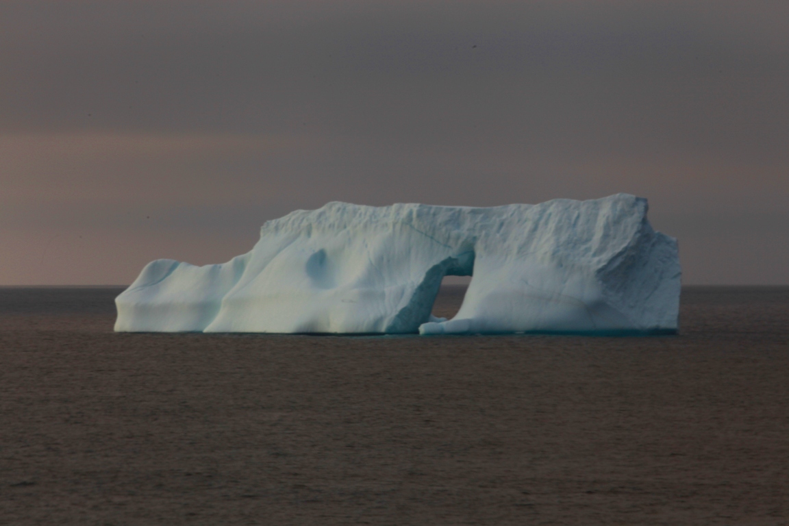 Iceberg off Cape Spear (North America's most easterly point), 31 May 2013