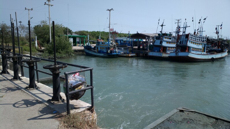 Typical Thai fishing boats