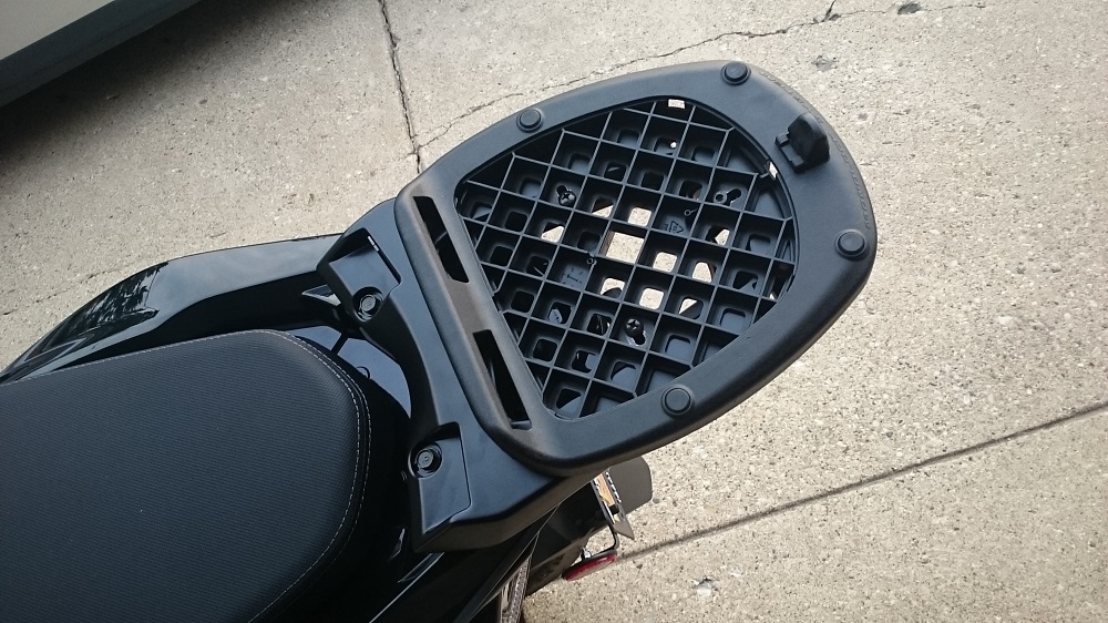 Givi Monolock Plate on top of Honda Adapter Plate