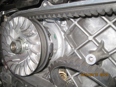 PCX CVT 3 belt broken jambed veriator 324k.jpg